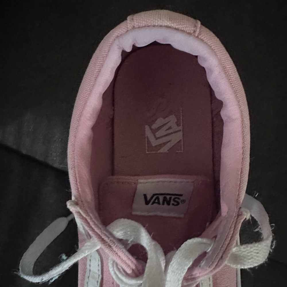 VANS Girls Pink Sneaker Shoes 3 youth - Picture 6 of 7